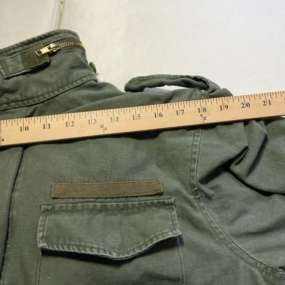 Rothco Field Jacket Mens Small Regular Green M-65 Military Army Coat Cotton - Picture 5 of 10